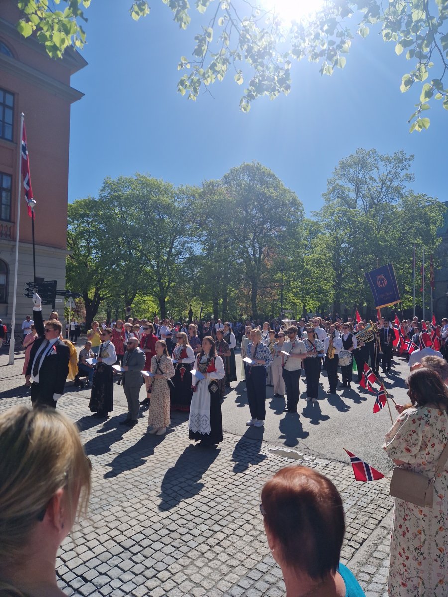 Nidarvoll Ungdomskorps på 17. mai