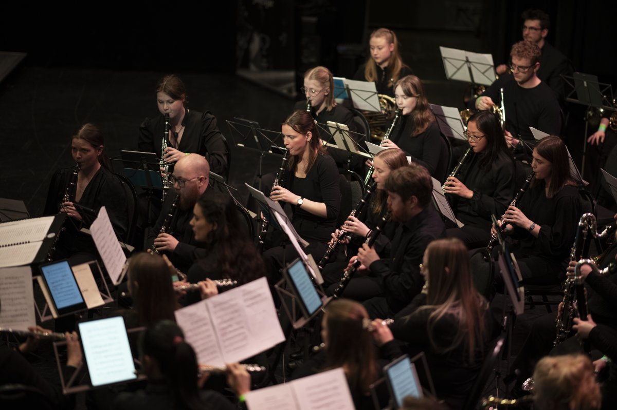 Nidarvoll Ungdomskorps på konsert